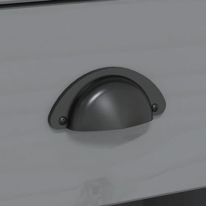 Credenza BODO 115,5x44x80 cm in Legno Massello di Pino Grigio - homemem39