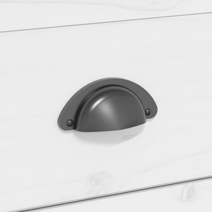 Tavolino da Salotto BODO 100x55x46cm Legno Massello Pino Bianco | homemem39