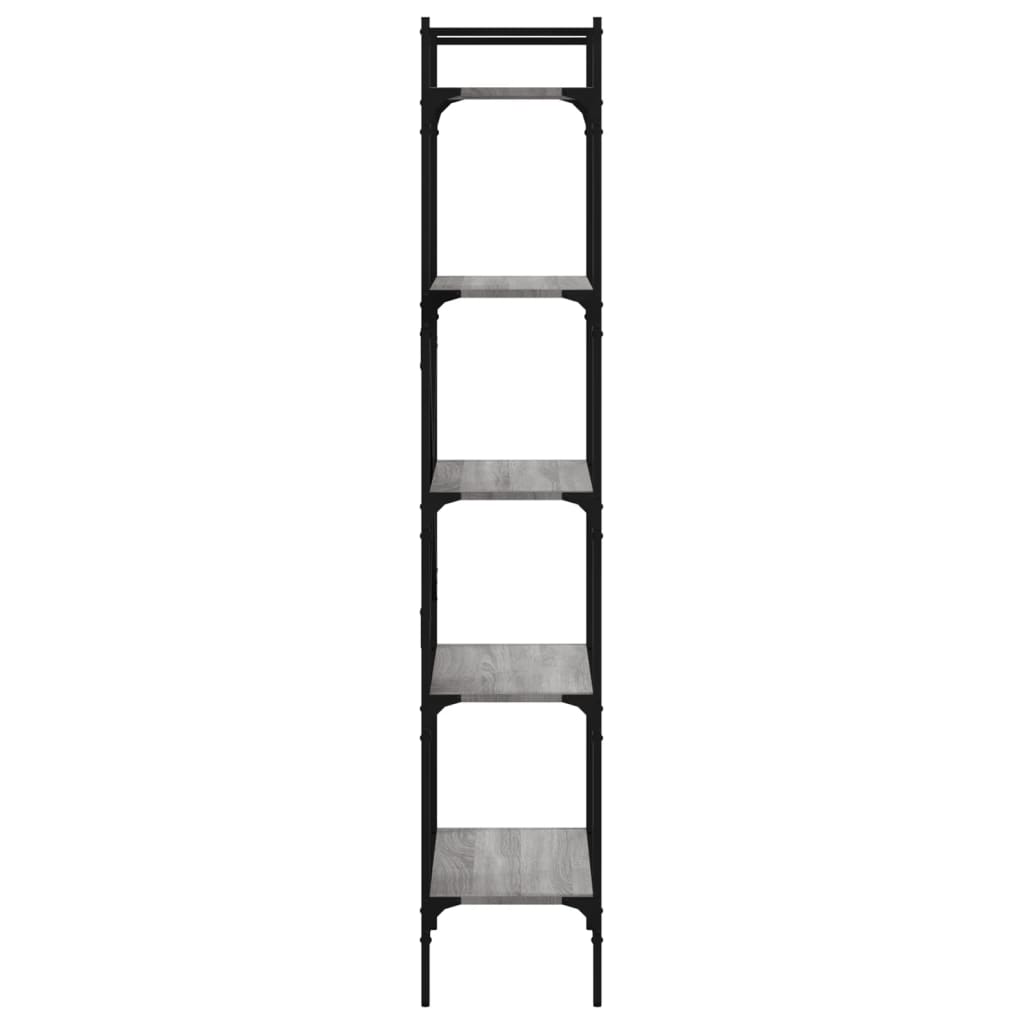 Libreria Grigio Sonoma 5 Ripiani 56x31,5x174 cm Multistrato | homemem39