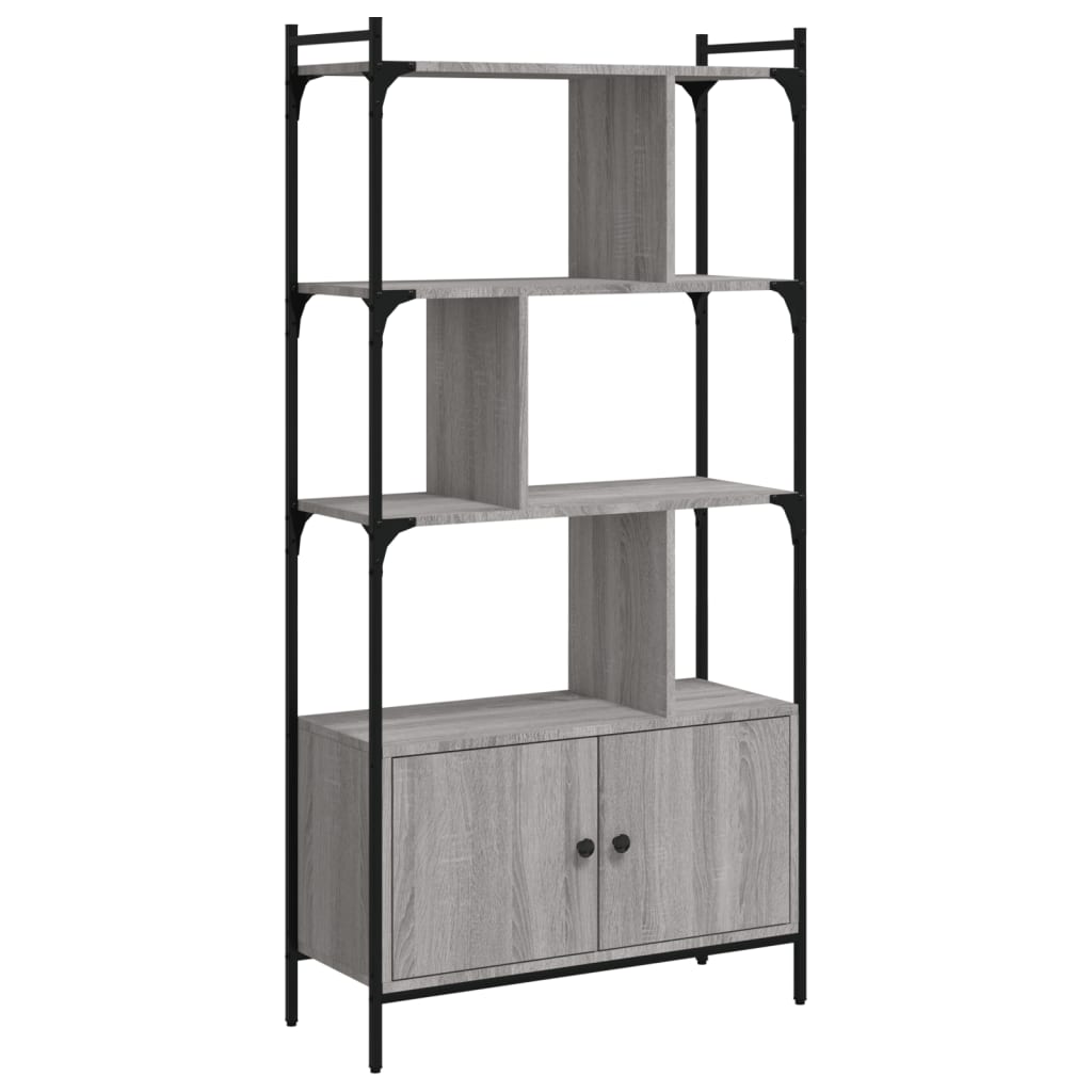 Libreria Ante Grigio Sonoma 76,5x30x154,5 cm Legno Multistrato | homemem39