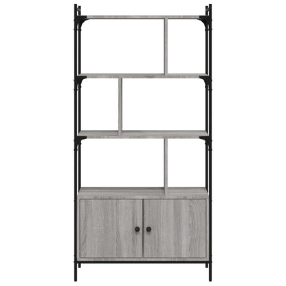 Libreria Ante Grigio Sonoma 76,5x30x154,5 cm Legno Multistrato | homemem39