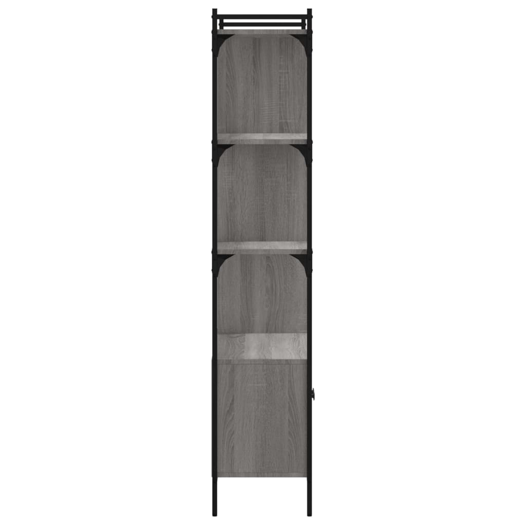 Libreria Ante Grigio Sonoma 76,5x30x154,5 cm Legno Multistrato | homemem39