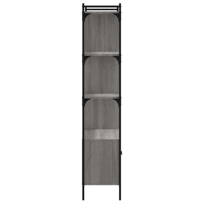 Libreria Ante Grigio Sonoma 76,5x30x154,5 cm Legno Multistrato