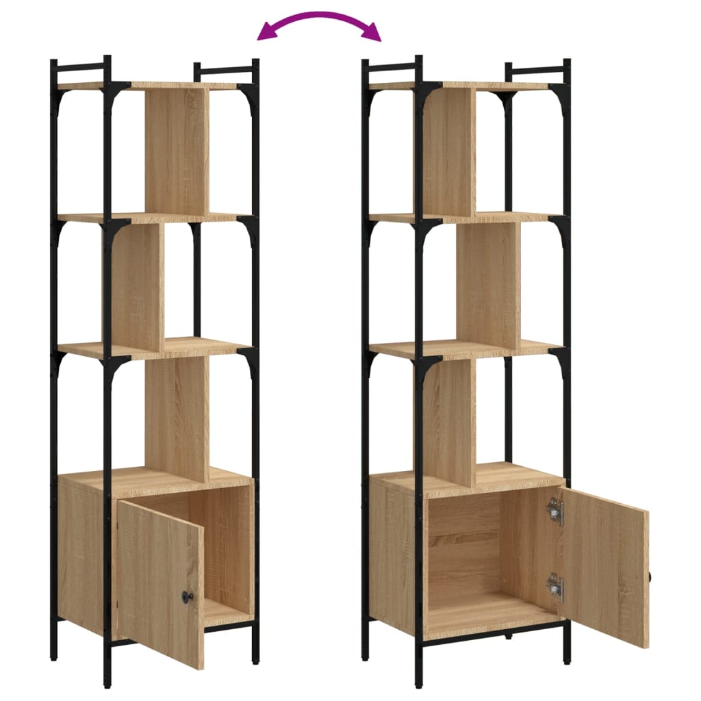 Libreria Anta Rovere Sonoma 44,5x30x154,5 cm Legno Multistrato