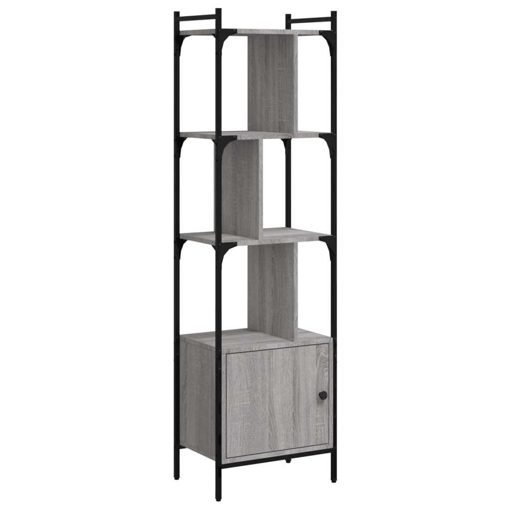 Libreria Anta Grigio Sonoma 44,5x30x154,5 cm Legno Multistrato | homemem39