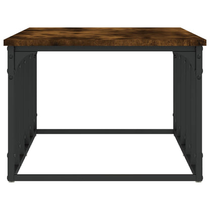 Tavolino da Salotto Rovere Fumo 100x50x35,5cm Legno Multistrato - homemem39