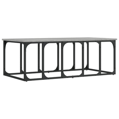 Tavolino Salotto Grigio Sonoma 100x50x35,5cm Legno Multistrato | homemem39