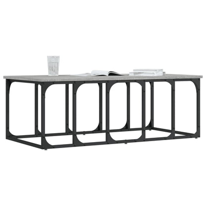 Tavolino Salotto Grigio Sonoma 100x50x35,5cm Legno Multistrato | homemem39