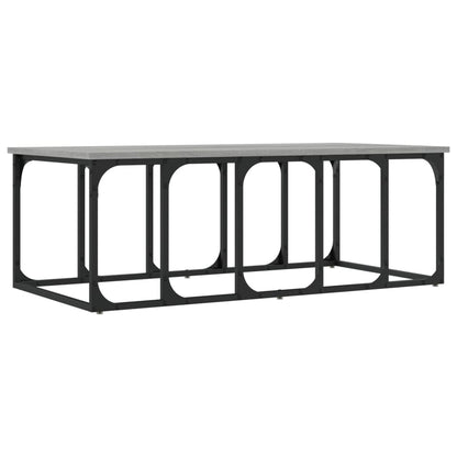 Tavolino Salotto Grigio Sonoma 100x50x35,5cm Legno Multistrato | homemem39