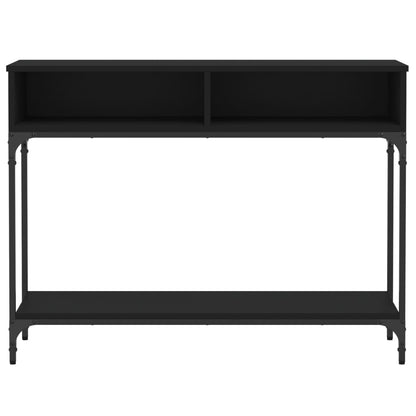 Tavolino Consolle Nero 100x30,5x75 cm in Legno Multistrato - homemem39