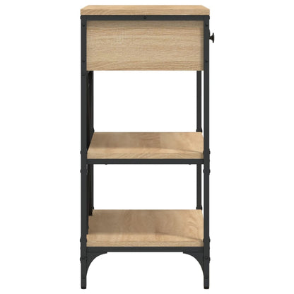 Tavolino Consolle Rovere Sonoma 75x34,5x75cm Legno Multistrato | homemem39