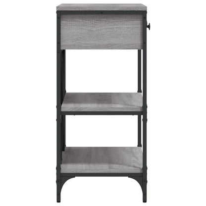 Tavolino Consolle Grigio Sonoma 75x34,5x75cm Legno Multistrato | homemem39