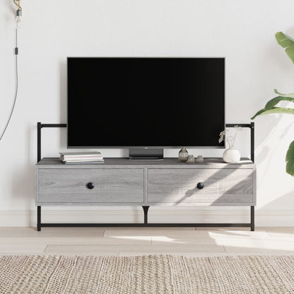 Mobile TV a Muro Grigio Sonoma 100,5x30x51 cm Legno Multistrato - homemem39