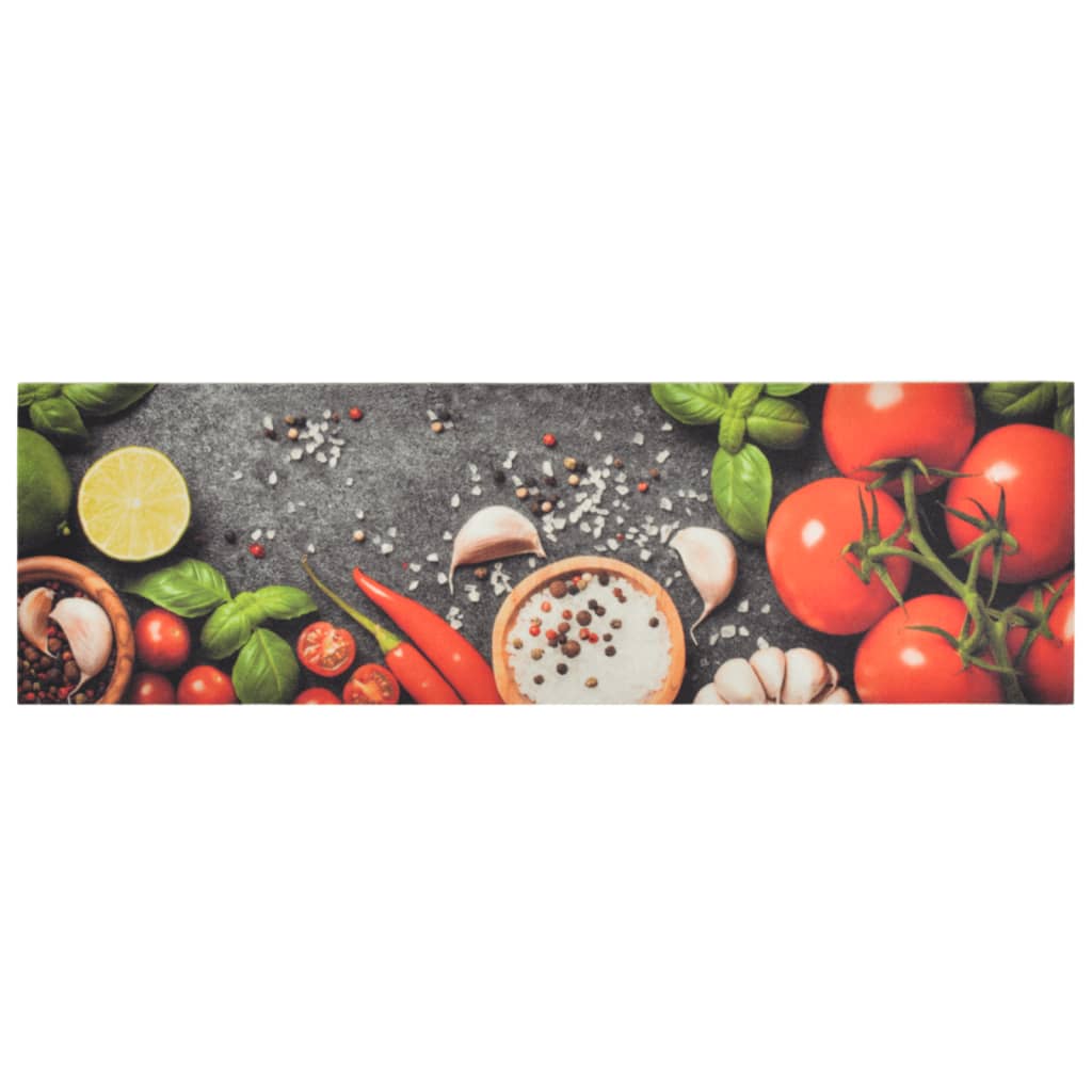 Tappeto da Cucina Lavabile Verdure 45x150 cm Velluto - homemem39