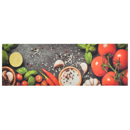 Tappeto da Cucina Lavabile Verdure 60x180 cm Velluto | homemem39