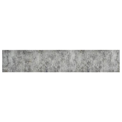 Tappeto da Cucina Lavabile Beton 60x300 cm Velluto