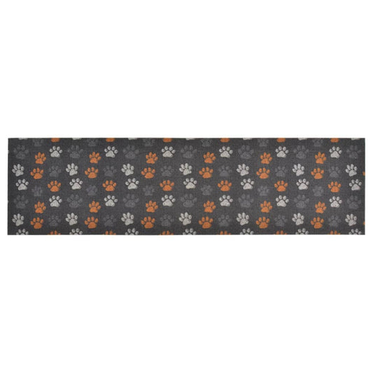 Tappeto da Cucina Lavabile Zampe 45x150 cm Velluto | homemem39