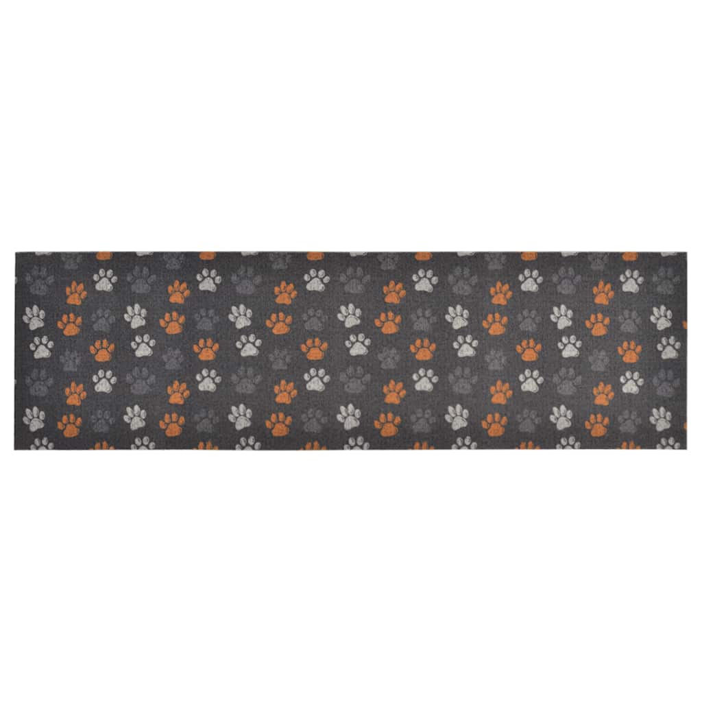 Tappeto da Cucina Lavabile Zampe 60x180 cm Velluto | homemem39