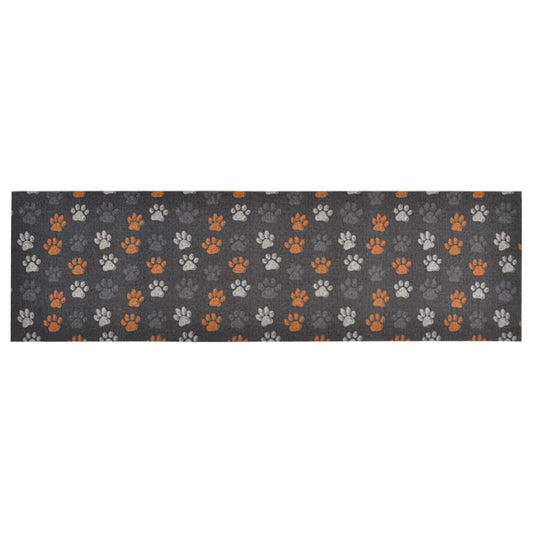 Tappeto da Cucina Lavabile Zampe 60x180 cm Velluto | homemem39