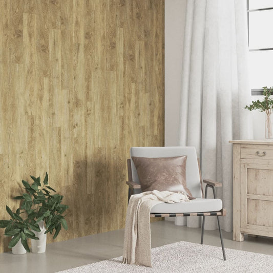 Pannelli da Parete Effetto Legno Marrone PVC 4,12 m² | homemem39