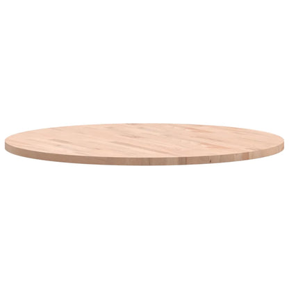 Piano per Tavolo Ø90x2,5 cm Rotondo in Legno Massello di Faggio | homemem39