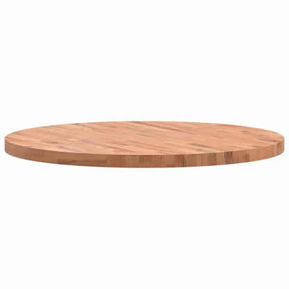 Piano per Tavolo Ø90x4 cm Rotondo in Legno Massello di Faggio | homemem39