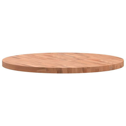 Piano per Tavolo Ø90x4 cm Rotondo in Legno Massello di Faggio | homemem39