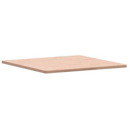 Piano per Tavolo 90x90x2,5 cm Quadrato Legno Massello di Faggio - homemem39