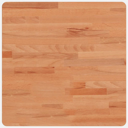 Piano per Tavolo 50x50x1,5 cm Quadrato Legno Massello di Faggio