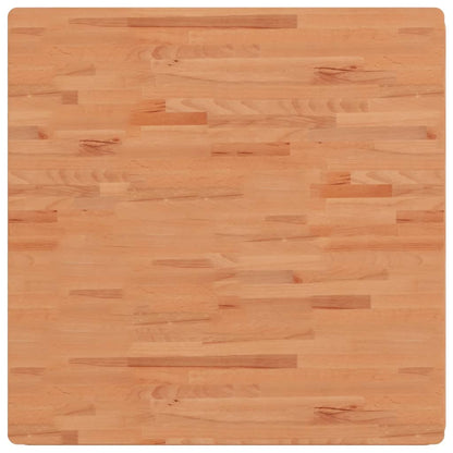Piano per Tavolo 90x90x1,5 cm Quadrato Legno Massello di Faggio - homemem39