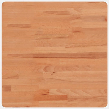 Piano per Tavolo 50x50x2,5 cm Quadrato Legno Massello di Faggio - homemem39