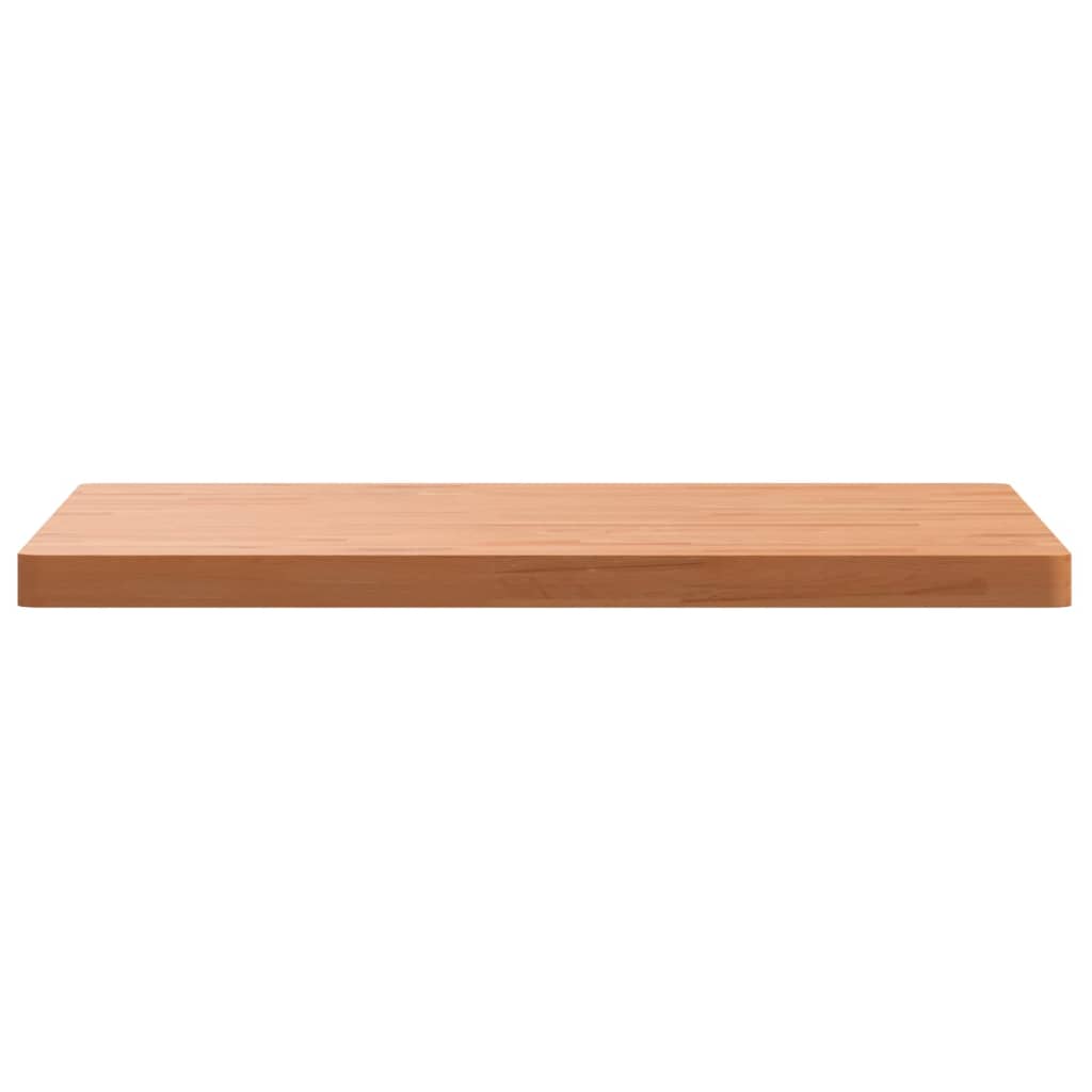 Piano per Tavolo 80x80x4 cm Quadrato Legno Massello di Faggio | homemem39