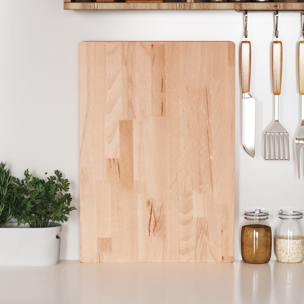 Tagliere 50x35x4 cm in Legno Massello di Faggio | homemem39