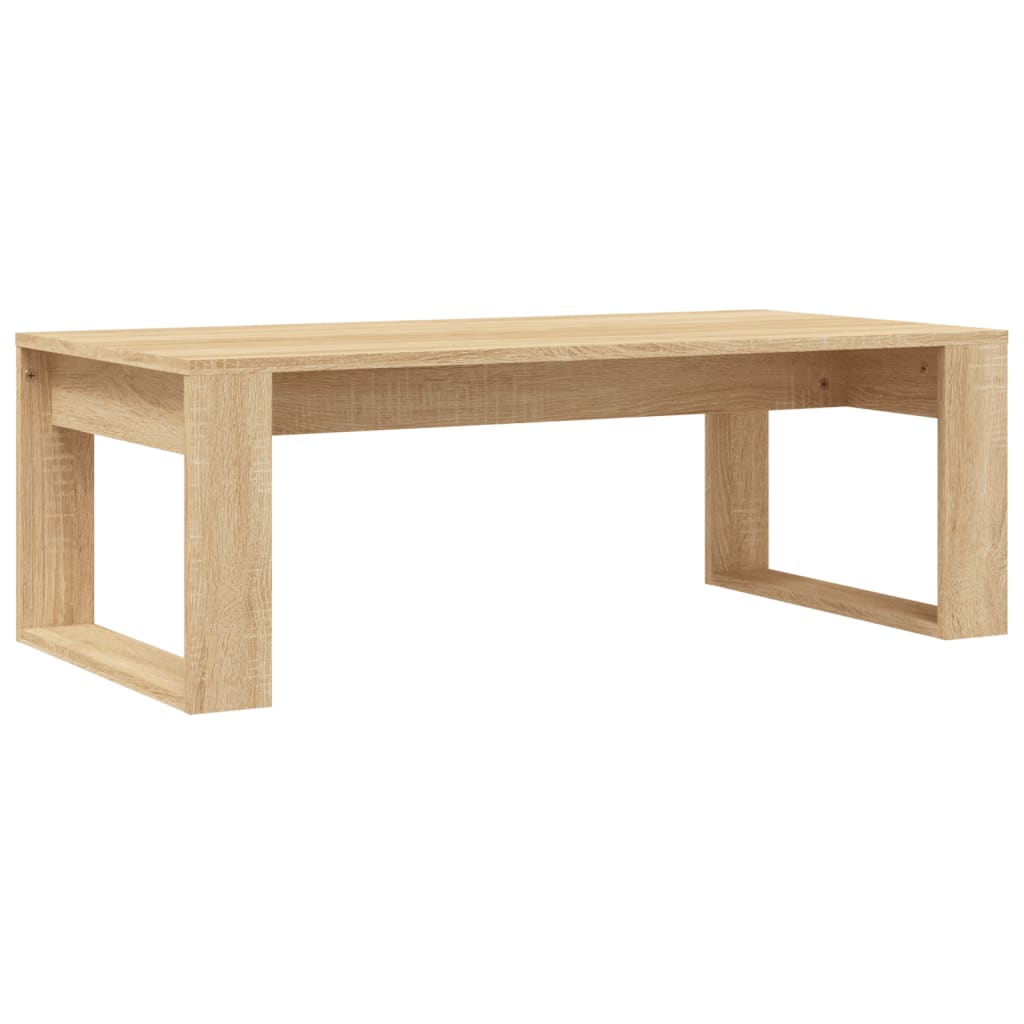 Tavolino da Salotto Rovere Sonoma 102x50x35cm Legno Multistrato | homemem39