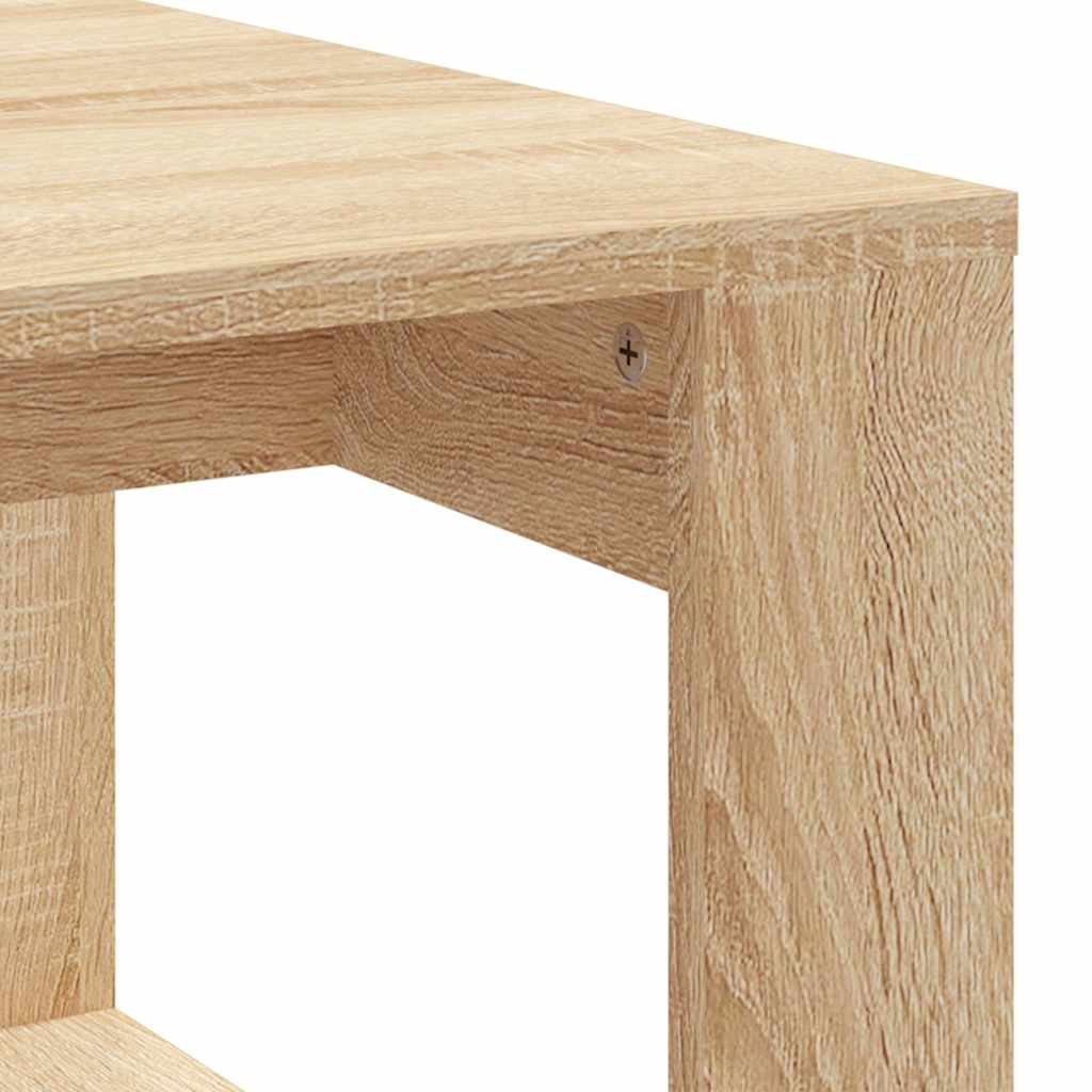 Tavolino da Salotto Rovere Sonoma 102x50x35cm Legno Multistrato