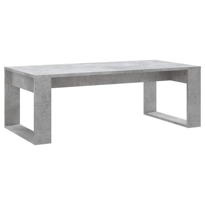Tavolino Salotto Grigio Cemento 102x50x35 cm Legno Multistrato | homemem39