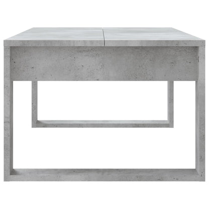 Tavolino Salotto Grigio Cemento 102x50x35 cm Legno Multistrato | homemem39