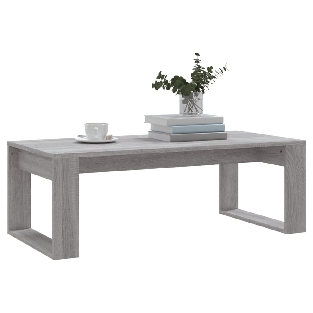 Tavolino da Salotto Grigio Sonoma 102x50x35cm Legno Multistrato | homemem39