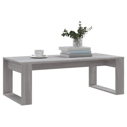 Tavolino da Salotto Grigio Sonoma 102x50x35cm Legno Multistrato | homemem39