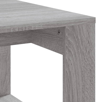Tavolino da Salotto Grigio Sonoma 102x50x35cm Legno Multistrato | homemem39