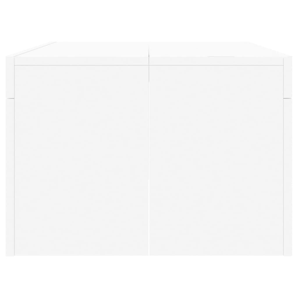 Tavolino da Salotto Bianco 102x50x36 cm in Legno Multistrato | homemem39