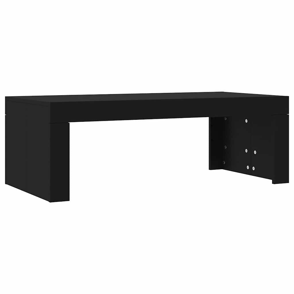 Tavolino da Salotto Nero 102x50x36 cm in Legno Multistrato | homemem39