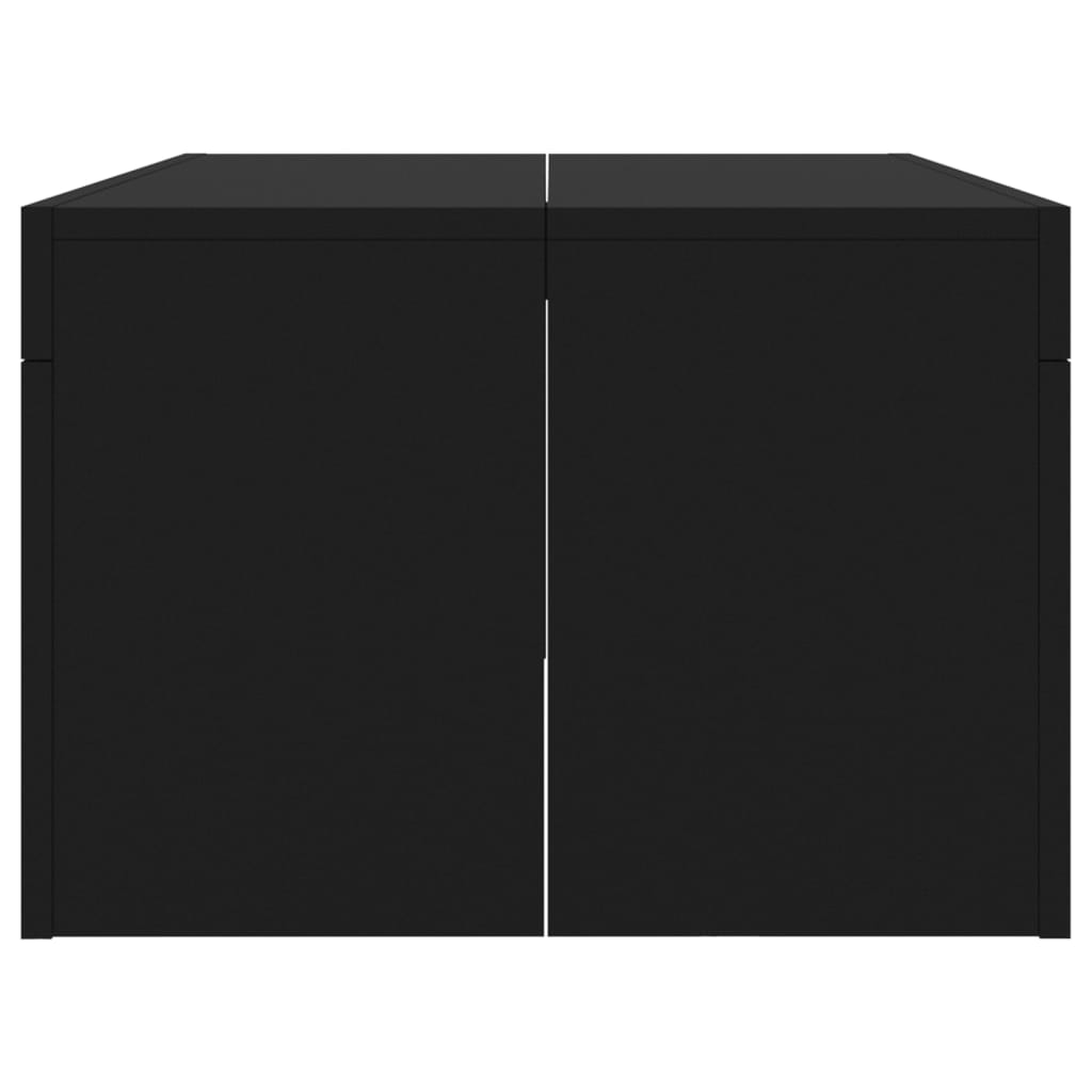 Tavolino da Salotto Nero 102x50x36 cm in Legno Multistrato | homemem39