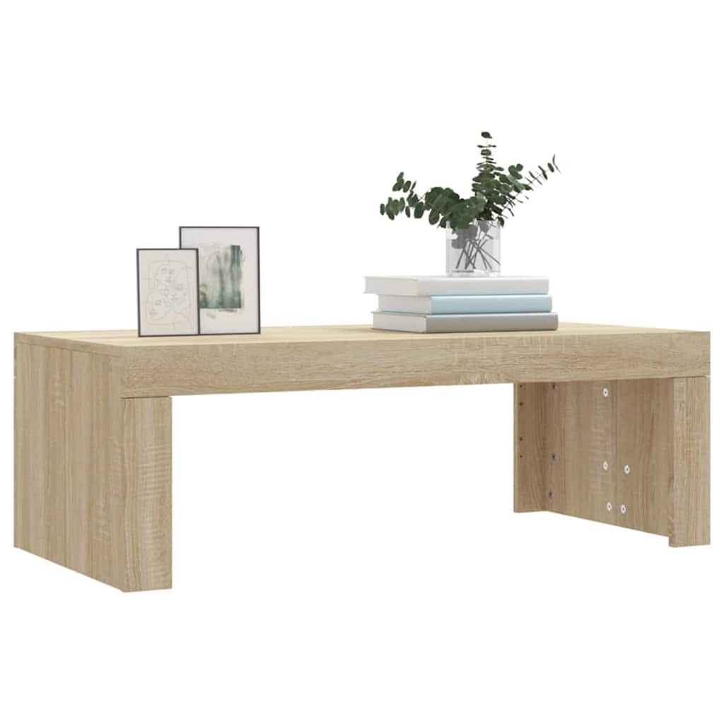 Tavolino da Salotto Rovere Sonoma 102x50x36cm Legno Multistrato