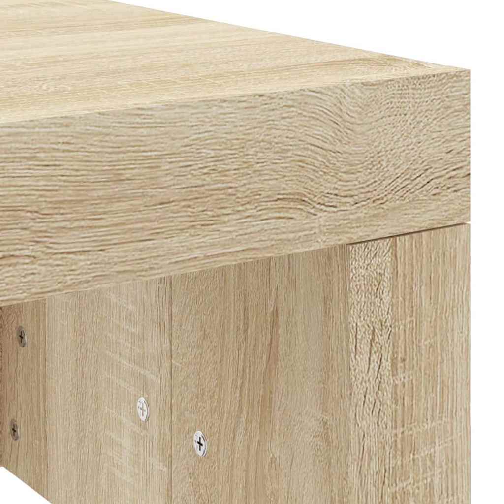 Tavolino da Salotto Rovere Sonoma 102x50x36cm Legno Multistrato