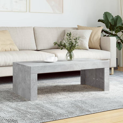 Tavolino Salotto Grigio Cemento 102x50x36 cm Legno Multistrato | homemem39
