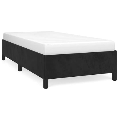 Giroletto senza Materasso Nero in Velluto King Misura Singola | homemem39