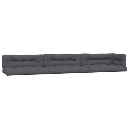 Cuscini per Pallet 7 pz Antracite in Tessuto | homemem39