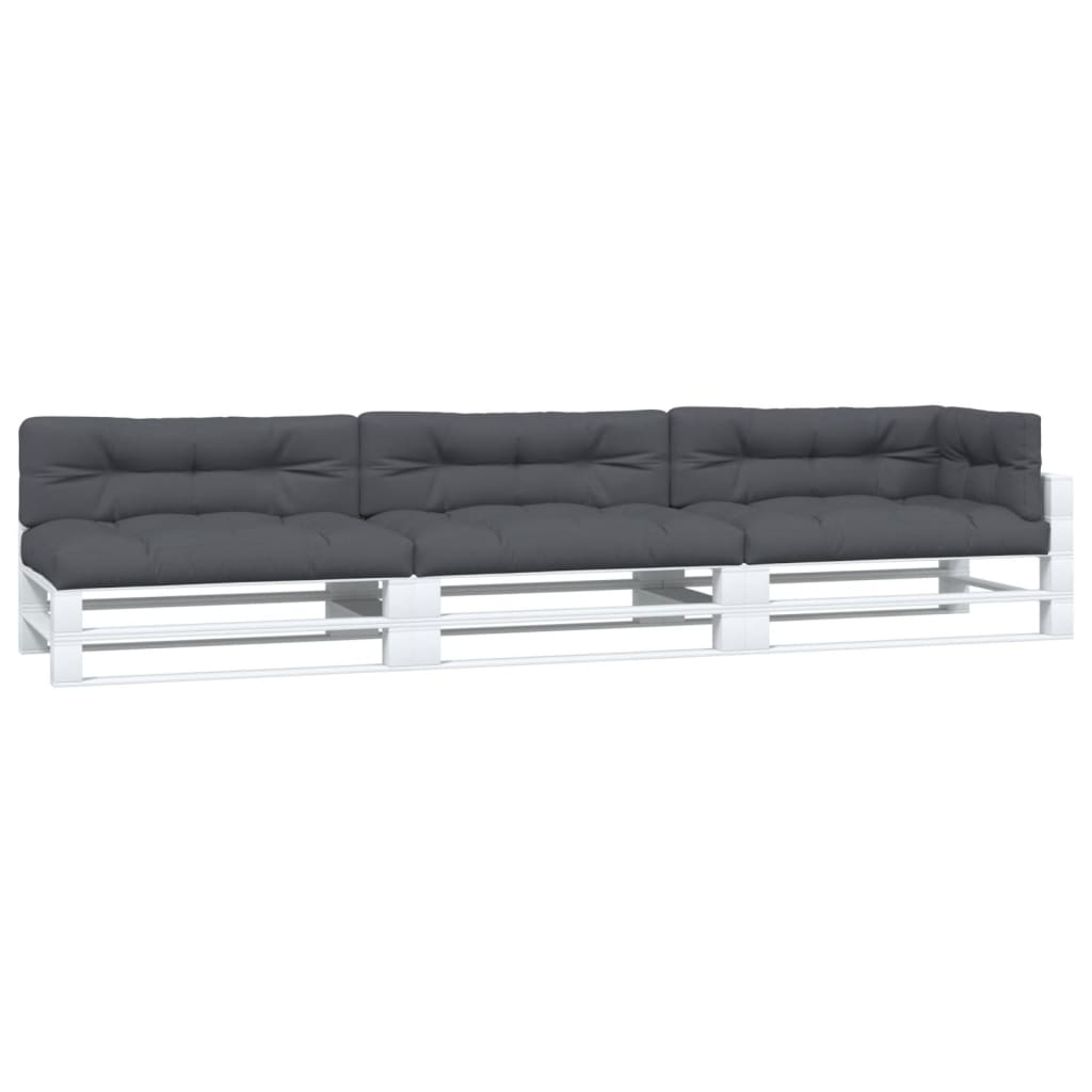 Cuscini per Pallet 7 pz Antracite in Tessuto | homemem39