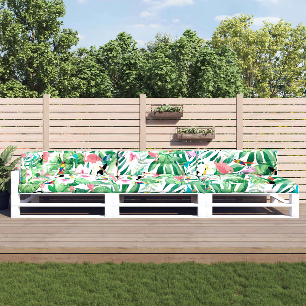 Cuscini per Pallet 7 pz Multicolori in Tessuto | homemem39